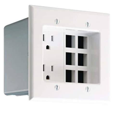 recessed track junction box|recessed outlet box home depot.